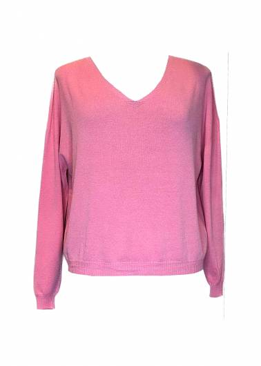 VICOLO - Γυναικεία Μπλούζα Knitwear 22005B Ροζ