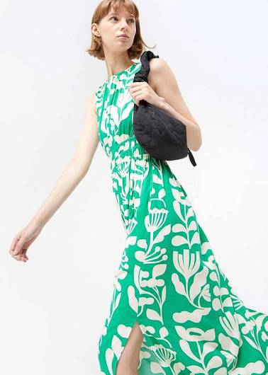 COMPANIA FANTASTICA - Γυναικείο Maxi Φόρεμα 41C-43006 Πράσινο