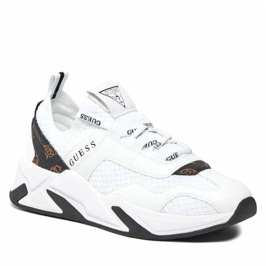 GUESS - Γυναικεία Sneakers Geniver 4g peony FLPGE2FAL12 Λευκό