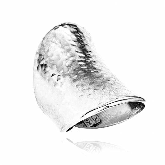 GREGIO - Γυναικείο Δαχτυλίδι Funky Metal GRS66417 Ασημί