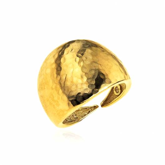 GREGIO - Γυναικείο Δαχτυλίδι Funky Metal GRS66424 Χρυσό