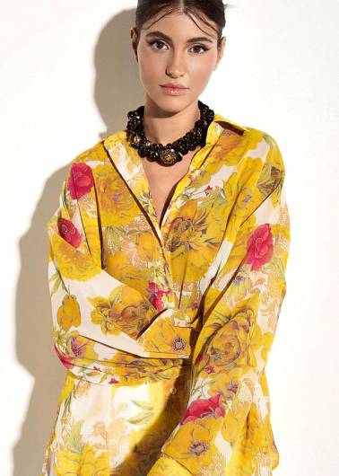 IRAIDA ETHEREAL - Γυναικείο Πουκάμισο Sunshine Oversized Shirt Print