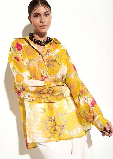IRAIDA ETHEREAL - Γυναικείο Πουκάμισο Sunshine Oversized Shirt Print