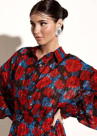 IRAIDA ETHEREAL - Γυναικείo Πουκάμισο Salina Oversized Shirt Print