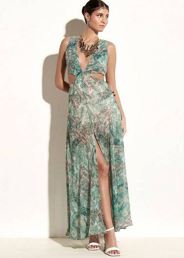 IRAIDA ETHEREAL - Γυναικείο Φόρεμα Suri Cut Out Maxi Dress