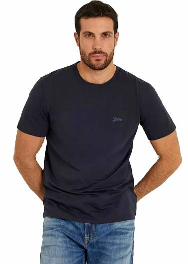 GUESS - Ανδρικό T-Shirt Basic Pima Tee M4GI70 KC9X0 (G7V2) Σκούρο Μπλε