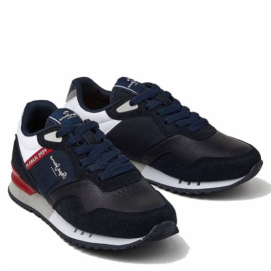 PEPE JEANS - Παιδικά sneakers LONDON COMBINED PBS30538 (595) Navy