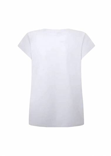 PEPE JEANS - Γυναικεία Μπλούζα T-Shirt PL505837 Λευκό