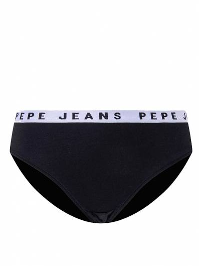 PEPE JEANS - Γυναικείο Σλιπ Logo PLU10921 (999) Black