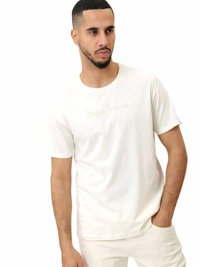 PEPE JEANS - Ανδρικό T-Shirt Eggo N PM508208 (837) White