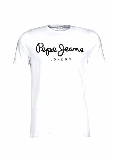 PEPE JEANS - Ανδρικό T-Shirt Original Stretch PM508210 (800) Λευκό