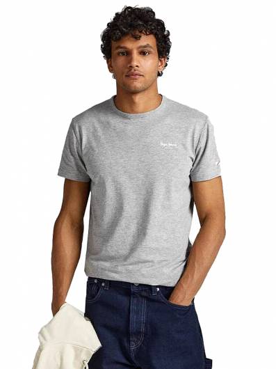 PEPE JEANS - Ανδρικό T-Shirt Original Basic 3 N PM508212 (933) Grey Marl