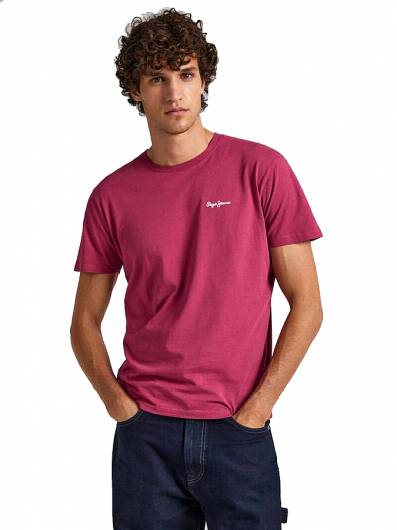 PEPE JEANS - Ανδρικό T-Shirt Wiltshire SS PM509083 (278) Crushed Berry