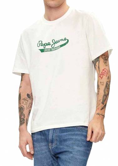 PEPE JEANS - Ανδρικό T-Shirt "Claude" PM509390 (803) Λευκό