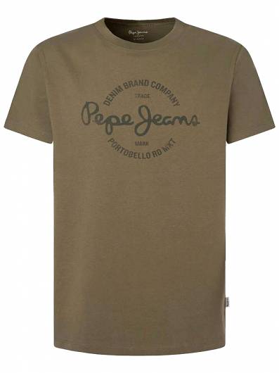 PEPE JEANS - Ανδρικό T-Shirt Craigton PM509230 (679) Brown
