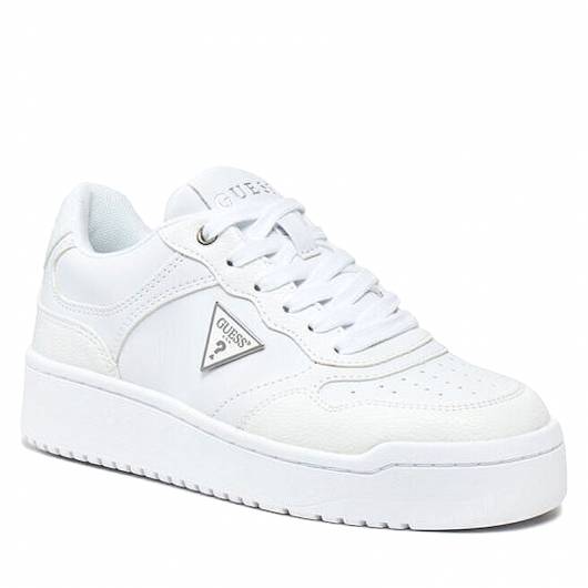 GUESS - Γυναικείο Sneakers miram με τριγωνικό λογότυπο FLPMIRELE12 Λευκό