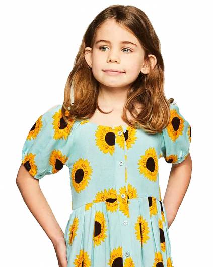 COMPANIA FANTASTICA - Girl's shirt dress 40012 Floral