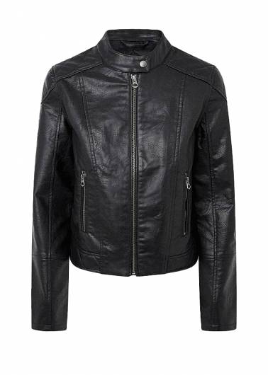 PEPE JEANS - Γυναικεία Eco Leather Jacket Stazie PL402322 (999) Μαύρο