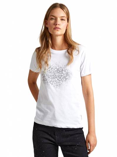PEPE JEANS - Γυναικείο T-Shirt Kim PL505747 (800) White