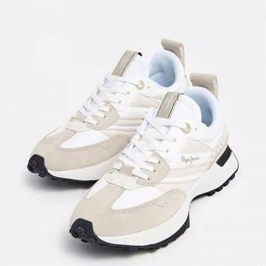 PEPE JEANS - Γυναικεία Sneakers Lucky Print PLS60005 (800) Λευκό