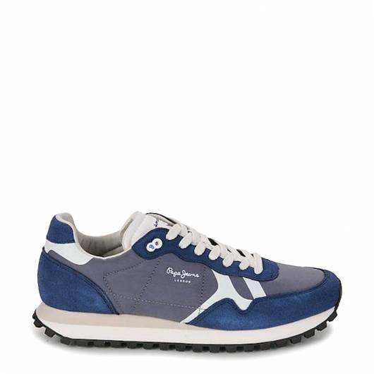 PEPE JEANS - Ανδρικά Sneakers Brit Pirnt PMS40005 (595) Μπλε