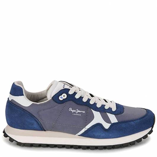 PEPE JEANS - Ανδρικά Sneakers Brit Pirnt PMS40005 (595) Μπλε