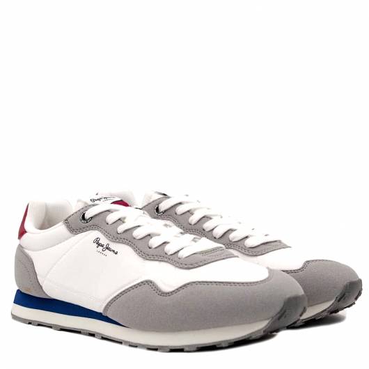 PEPE JEANS - Ανδρικά Sneakers Natch Basic PMS40010 (800) Λευκό