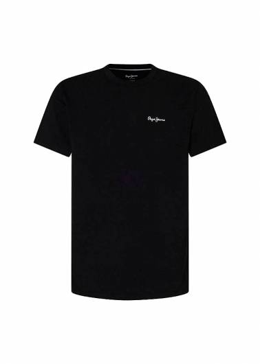 PEPE JEANS - Ανδρικό T-Shirt Solid PMU20016 (999) Μαύρο