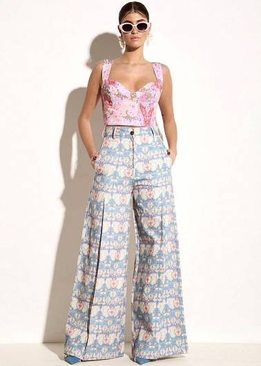 IRAIDA ETHEREAL - Γυναικεία Μπλούζα Margot Jeans Top Print