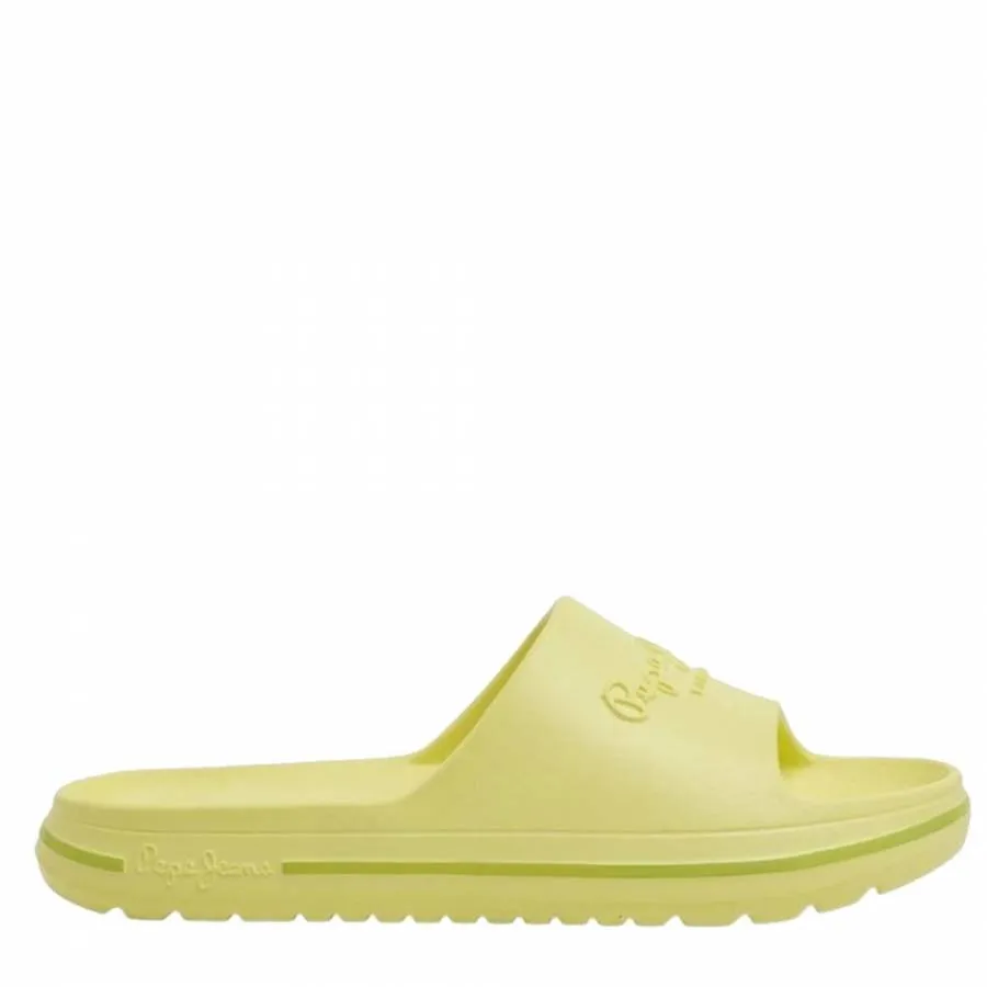 PEPE JEANS - Γυναικεία Παντόφλα Beash Slide SS23 W PLS70131 (031) Lemon