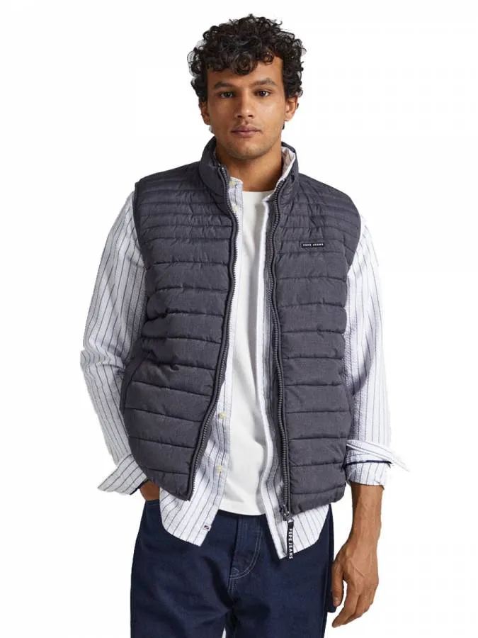 PEPE JEANS - Ανδρικό Γιλέκο Boswell Gillet PM402800 (933) Grey Marl