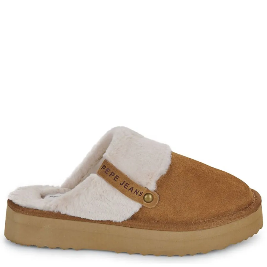 PEPE JEANS - Γυναικεία παντόφλα DIZZY NORTH PLS10421 (879) COGNAC BROWN