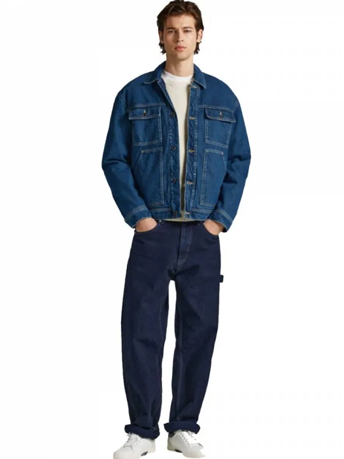 PEPE JEANS - Ανδρικό μπουφάν YOUNG RECLAIM PM402816 (000) Denim