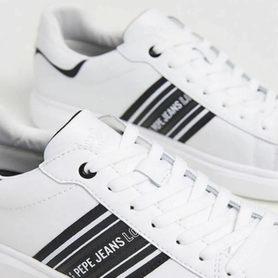 PEPE JEANS -  Ανδρικά Sneakers Eaton Street PMS00023 (800) White