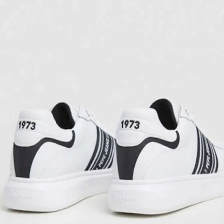 PEPE JEANS -  Ανδρικά Sneakers Eaton Street PMS00023 (800) White