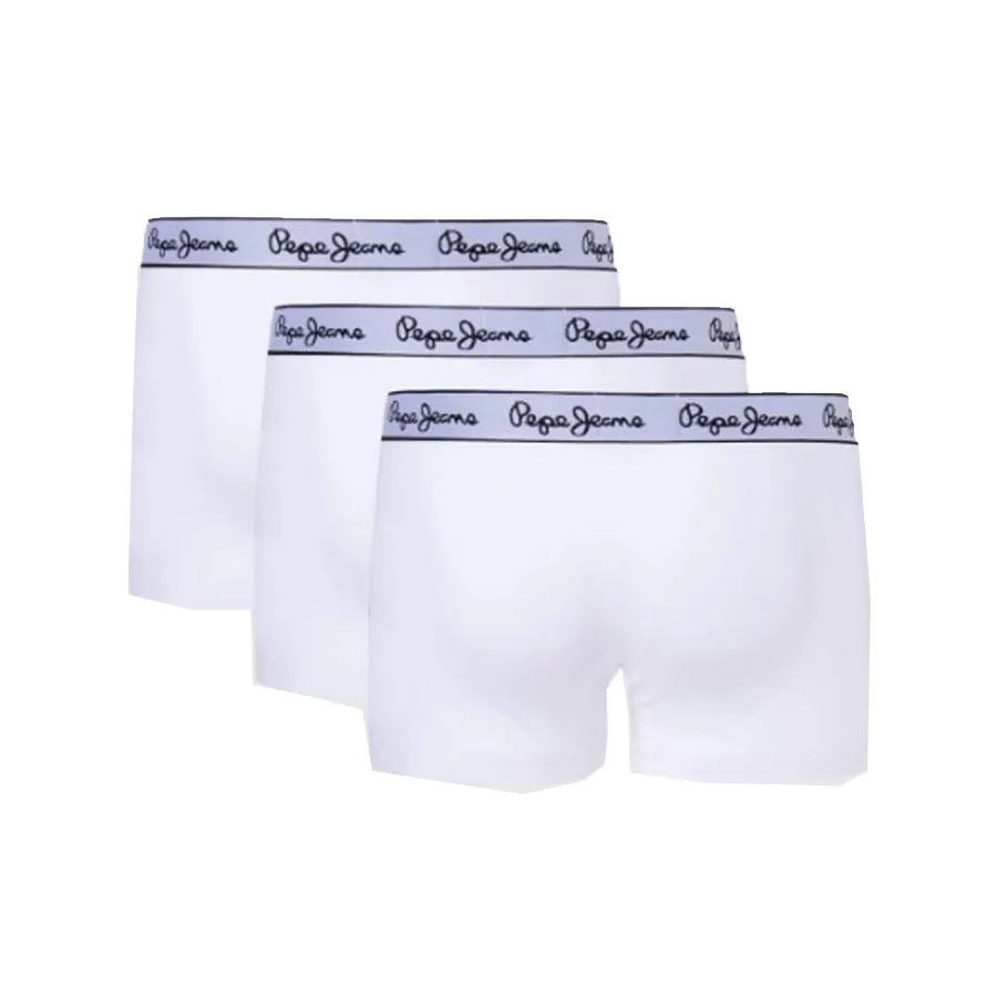 PEPE JEANS - Ανδρικά εσώρουχα PEPE TK 3P PMU10975 (800) White
