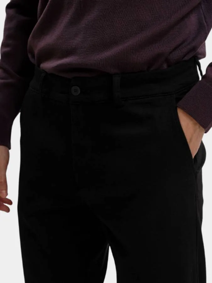 PEPE JEANS - Ανδρικό παντελόνι GYMDIGO CHINO PM2100037 (999) Black