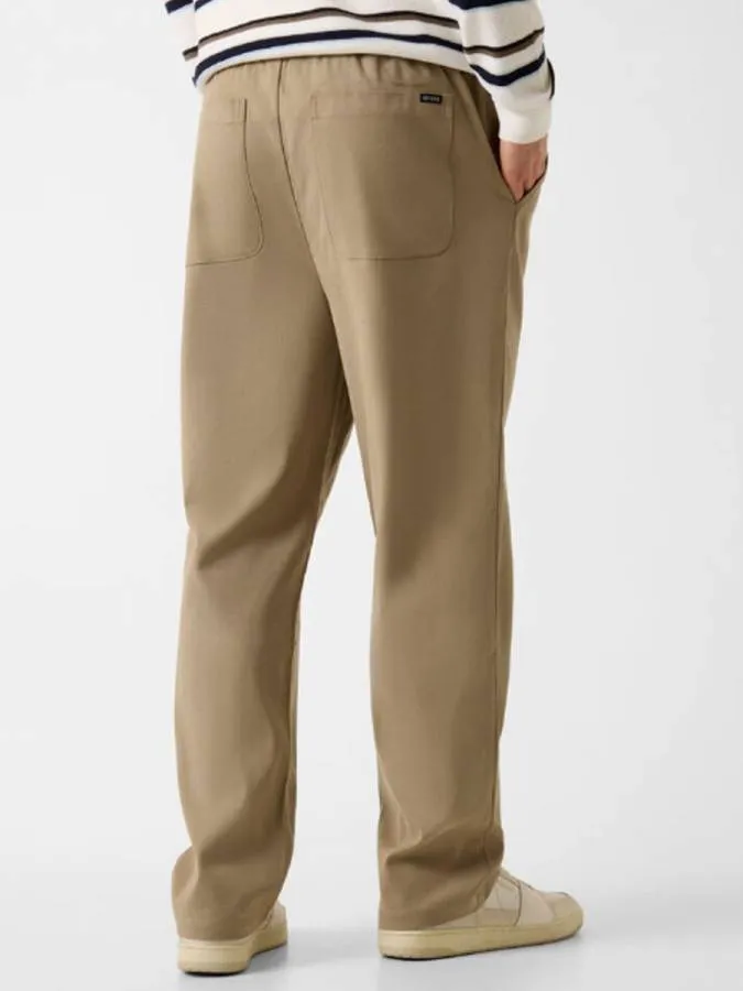 GUESS - Ανδρικό παντελόνι M6RB46WI702-G1O5 Beige