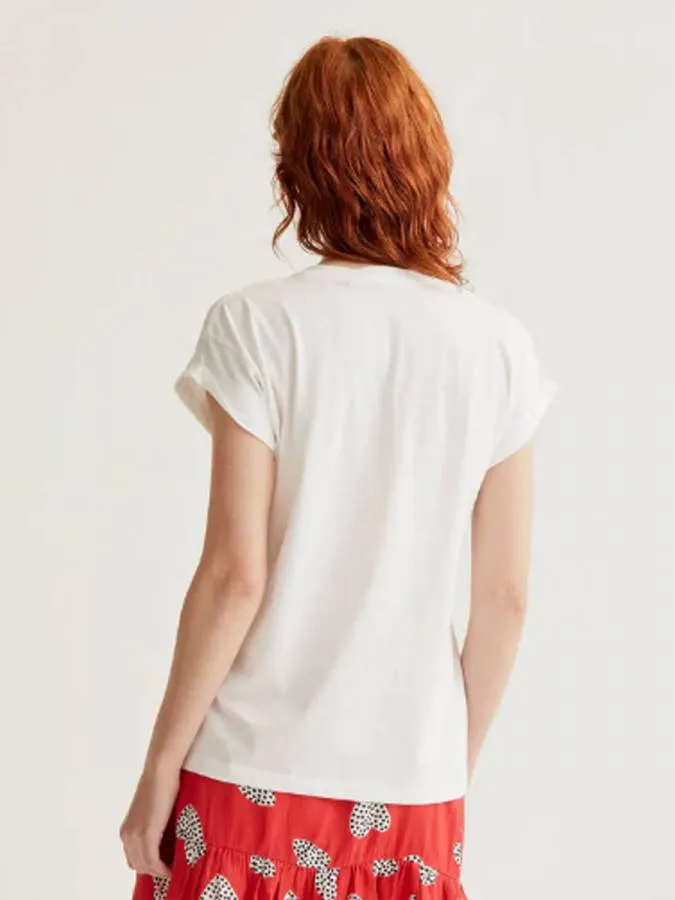 COMPANIA FANTASTICA - Γυναικείο T-shirt 61C/42004/1XS White