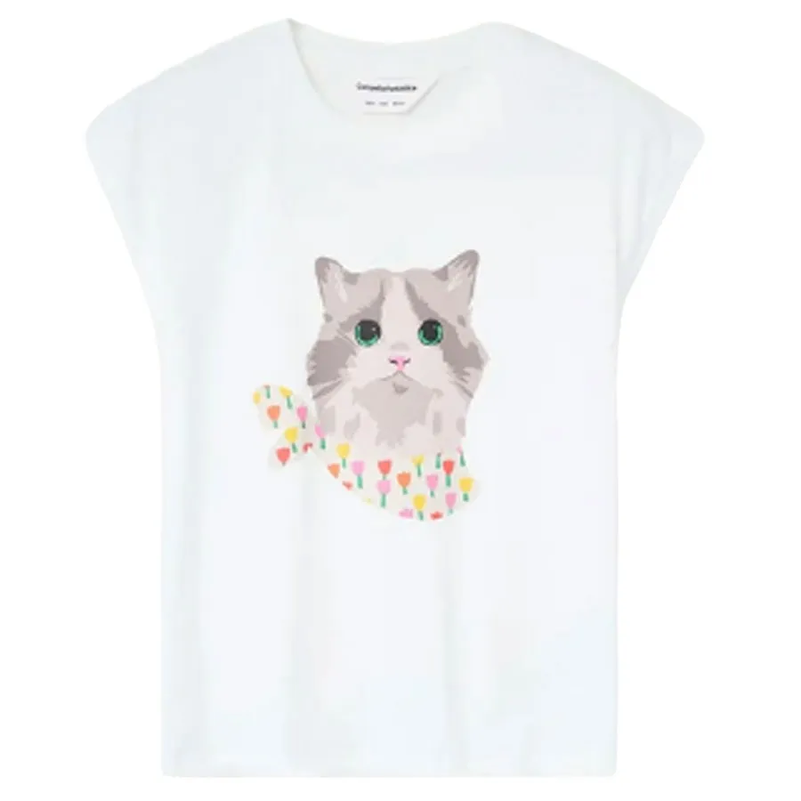 COMPANIA FANTASTICA - Γυναικείο T-shirt 61C/42010/1XS Λευκό