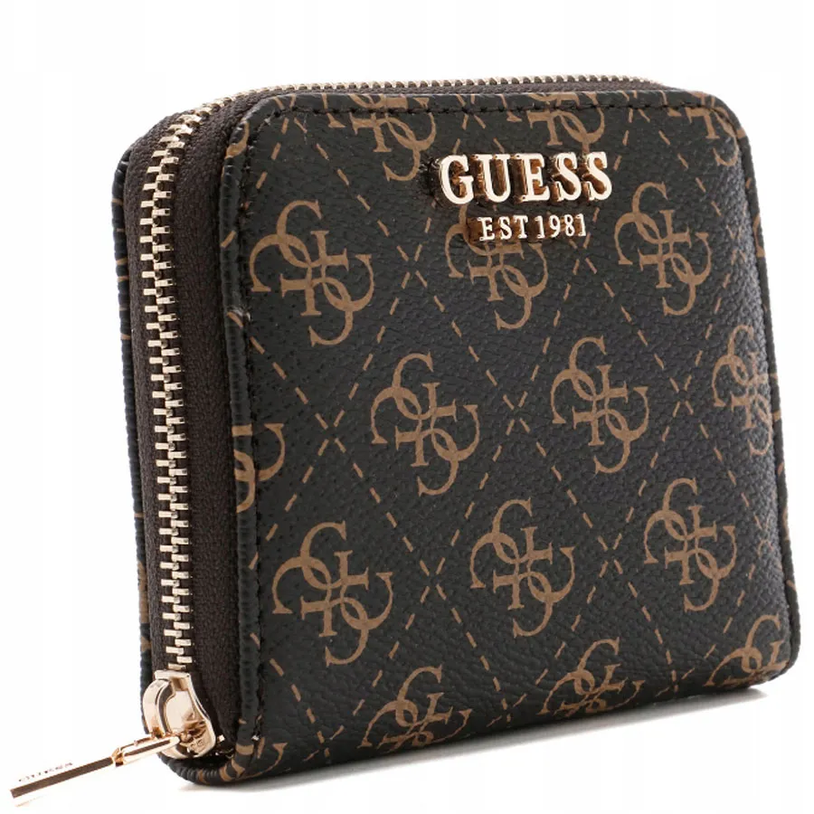 GUESS - Γυναικείο πορτοφόλι LAUREL II SLG QL7459137 Brown Logo