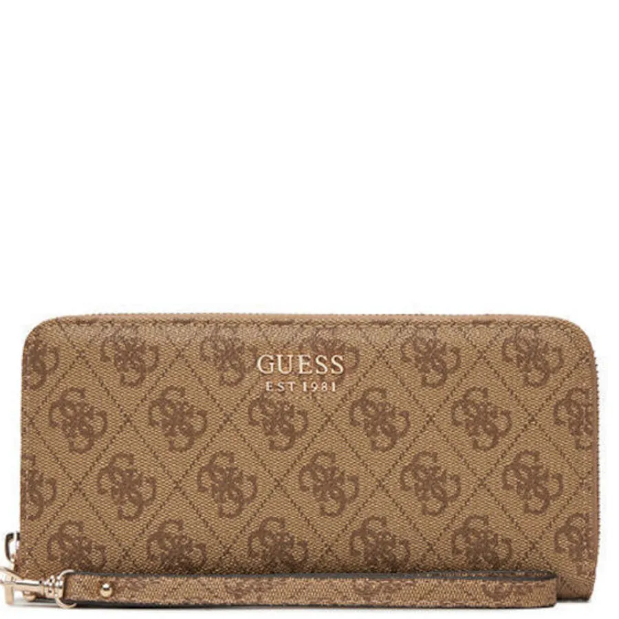 GUESS - Γυναικείο πορτοφόλι BRENTON SLG LG9648146 Latte Logo