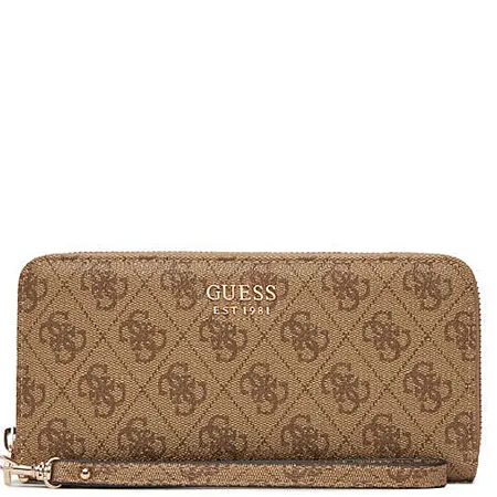 GUESS - Γυναικείο πορτοφόλι BRENTON SLG LG9648146 Latte Logo