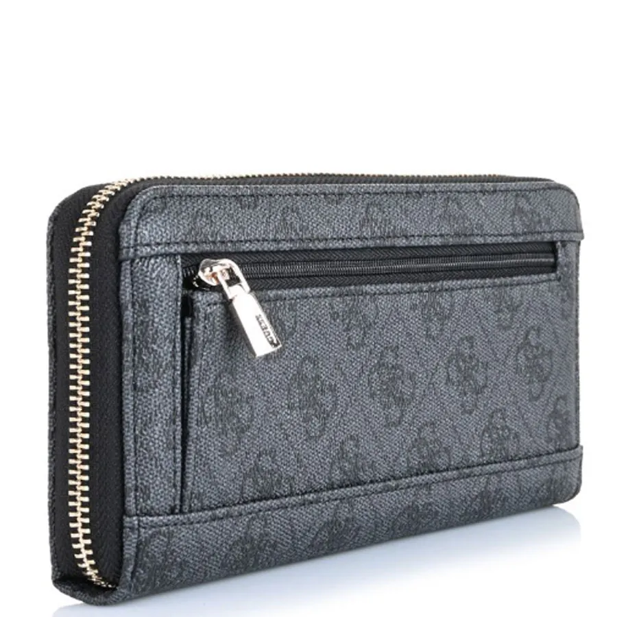 GUESS - Γυναικείο πορτοφόλι BRENTON SLG LG9648146 Coal Logo