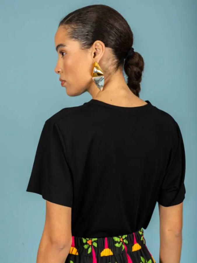 CHATON - Γυναικείο τοπ Yolanda 131-51610-Jet Black (899)