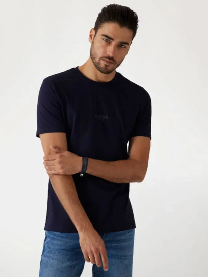 GUESS - Ανδρικό T-shirt AIDY M2YI72I3Z14-G7V2 μπλέ