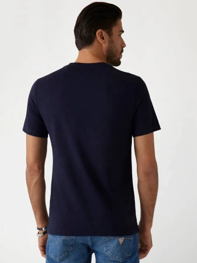 GUESS - Ανδρικό T-shirt AIDY M2YI72I3Z14-G7V2 μπλέ