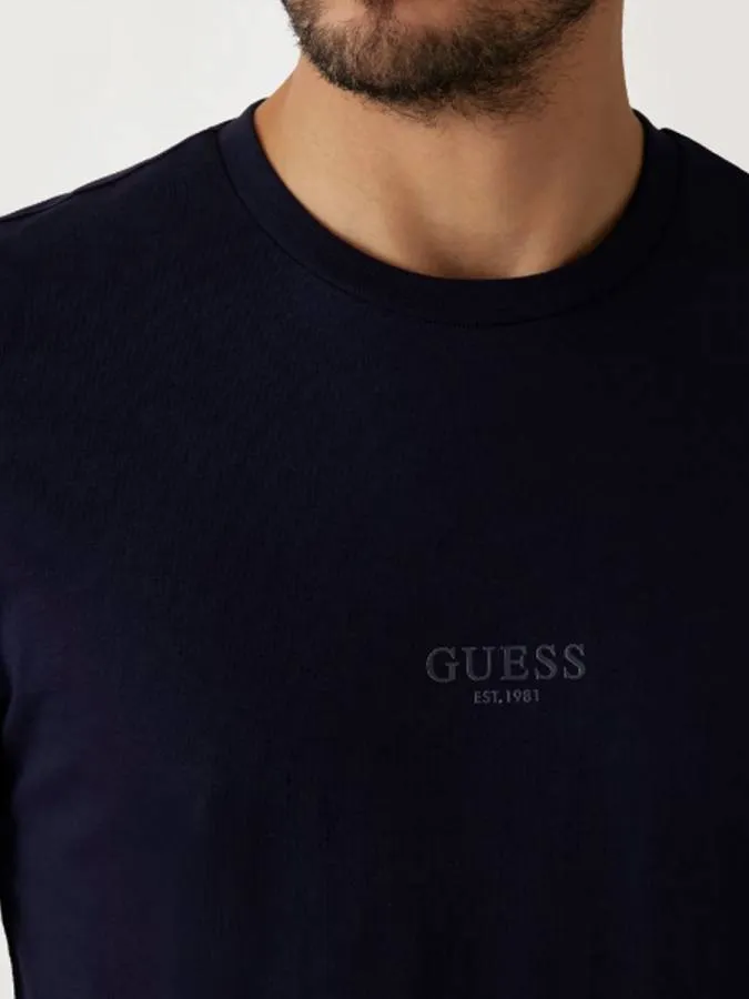 GUESS - Ανδρικό T-shirt AIDY M2YI72I3Z14-G7V2 μπλέ