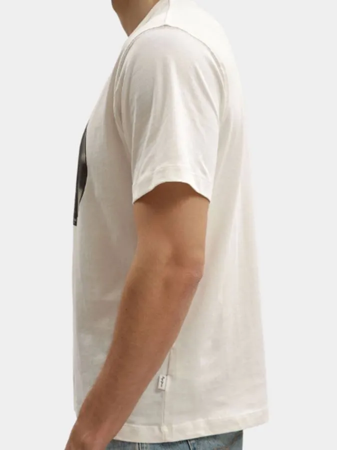 PEPE JEANS - Ανδρικό T-shirt  Regular Fit SAWER TEE PM5010173 (803) Off White