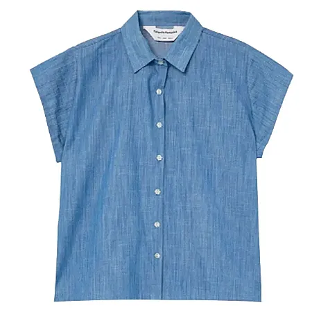 COMPANIA FANTASTICA - Γυναικείο πουκάμισο 62C/40103/1XS Denim